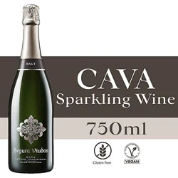 Segura Viudas Brut Cava Sparkling White Wine Bottle - 750 Ml
