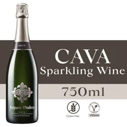 Segura Viudas Brut Cava Sparkling White Wine Bottle - 750 Ml