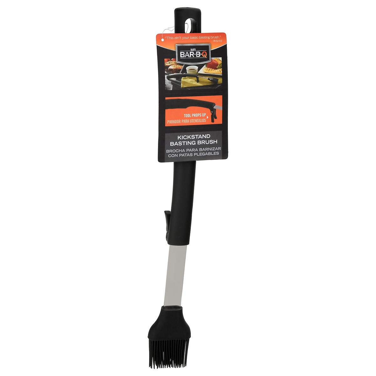 slide 2 of 9, Mr. Bar-B-Q Kickstand Basting Brush 1 ea, 1 ea