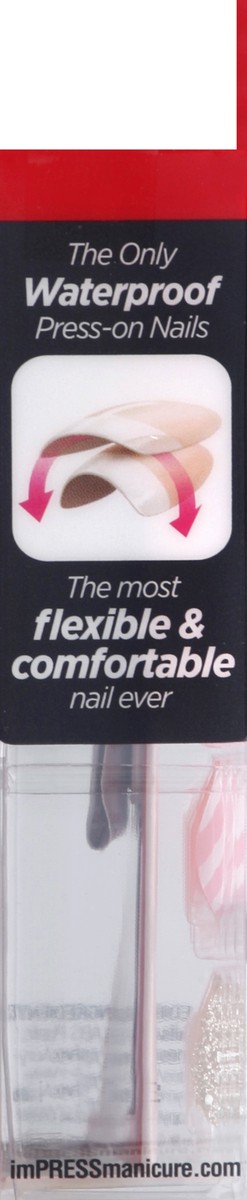 slide 3 of 5, Broadway's Broadway imPRESS Accents Oval Press On Nails, Next Wave, 1 ct