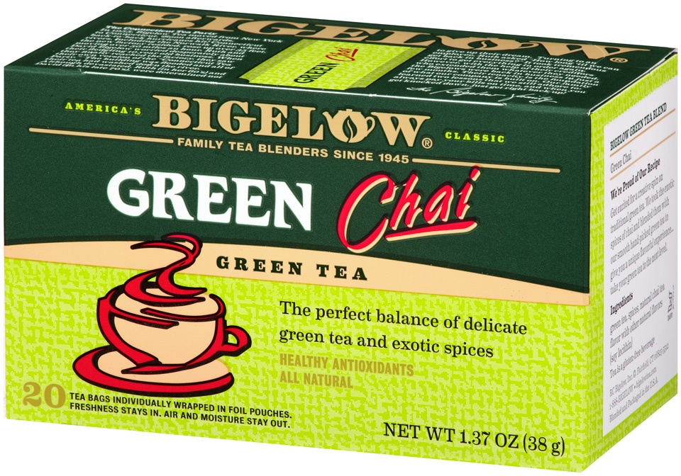 slide 5 of 7, Bigelow Green Chai Tea - 20 ct, 20 ct