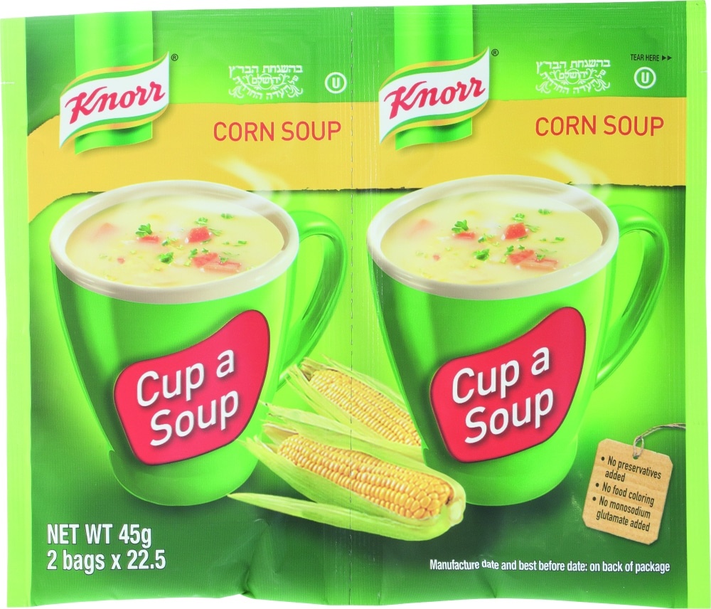 slide 1 of 1, Knorr Corn Soup Packet, 1.59 oz