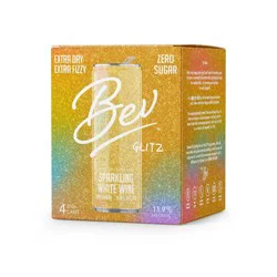 Bev Glitz Sparkling White Wine 250ml Can 4