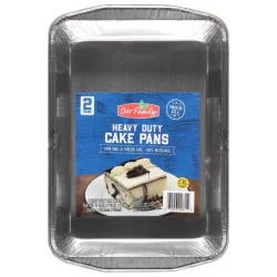 Our Family Heavy Duty Foil Cake Pans