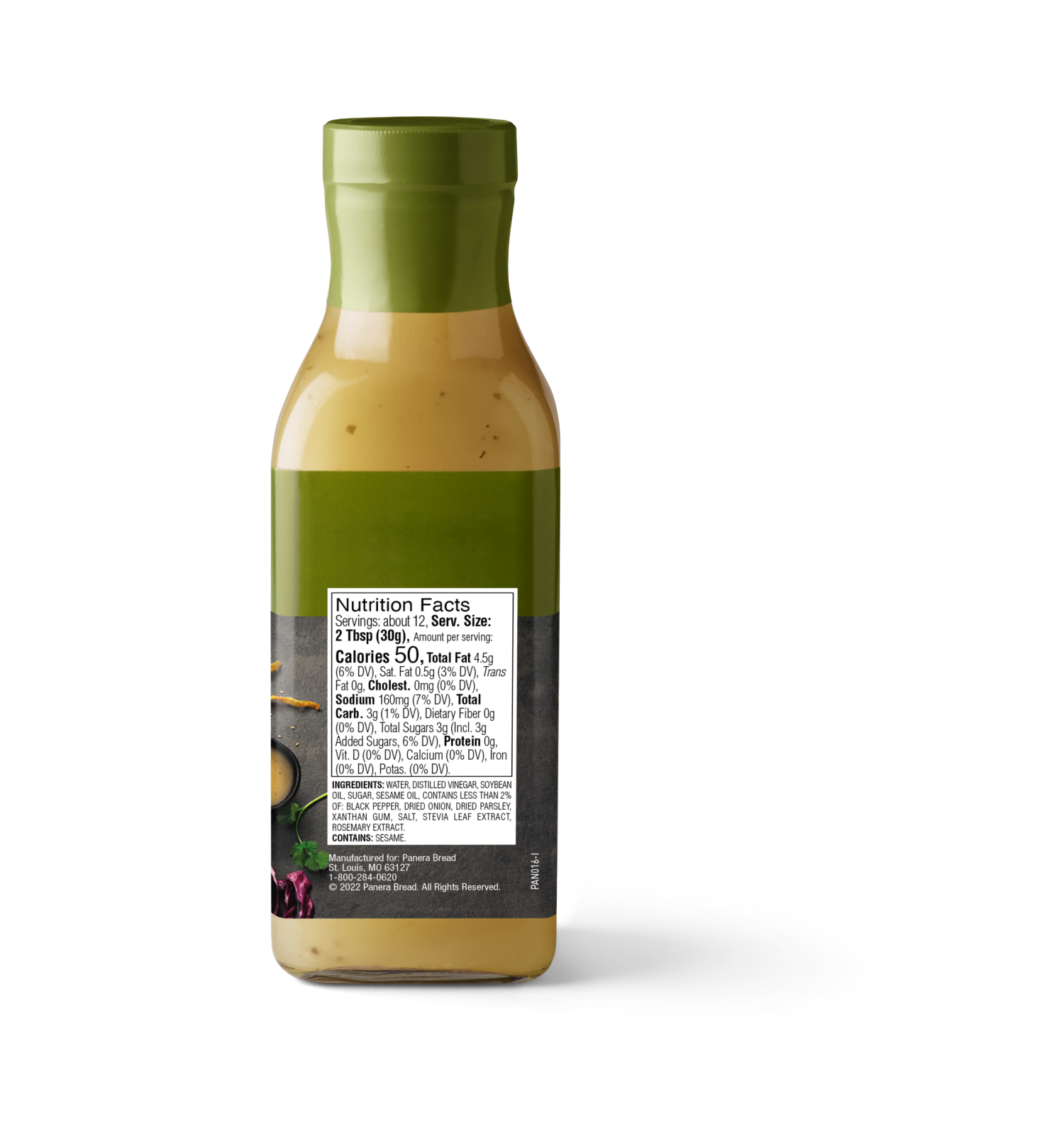 slide 3 of 4, Panera Bread Panera Asian Sesame Vinaigrette Dressing 12 oz, 12 fl oz