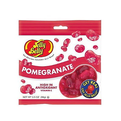 slide 1 of 1, Jelly Belly Beananaza Pomegranate Peg, 3.5 oz