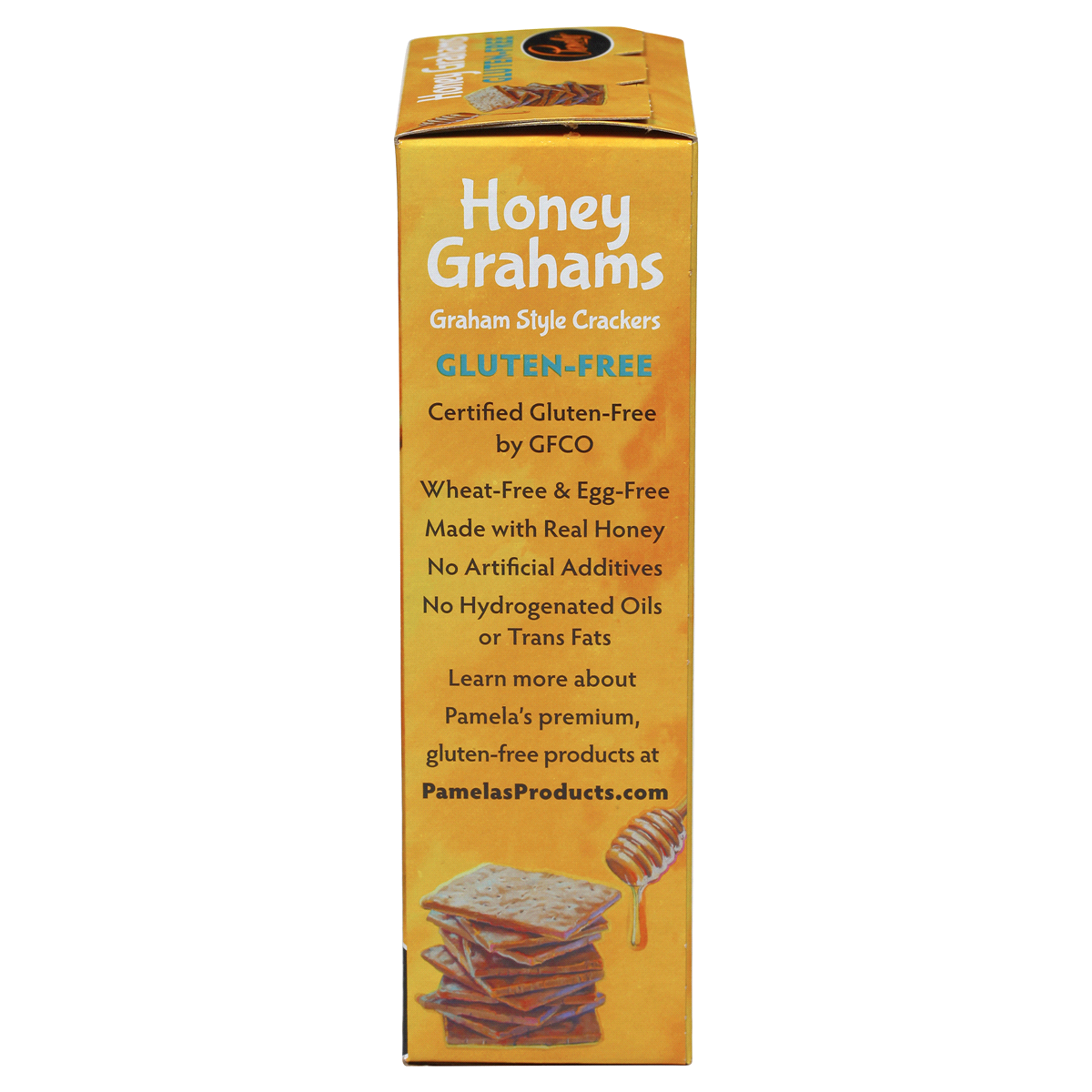 slide 4 of 7, Pamela's Gluten Free Traditional Honey Graham Crackers, 7 oz