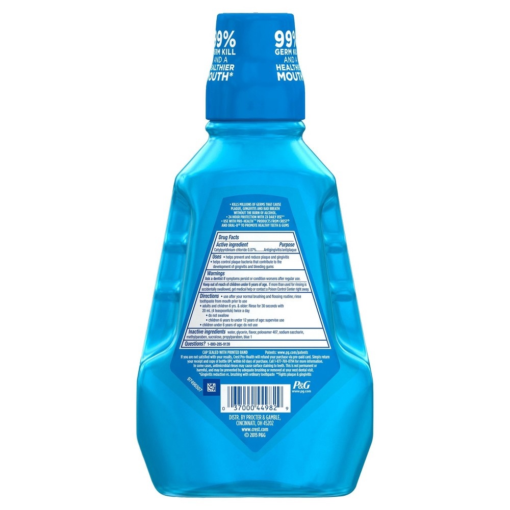 Crest ProHealth Clean Mint MultiProtection CPC Antigingivitis