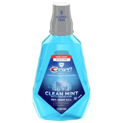 Crest Mouthwash Pro Health Complete Clean, CPC (cetylpyridinium chloride) Antigingivitis/Antiplaque, Alcohol Free, Clean Mint, 1.5 L (50.7 fl oz)