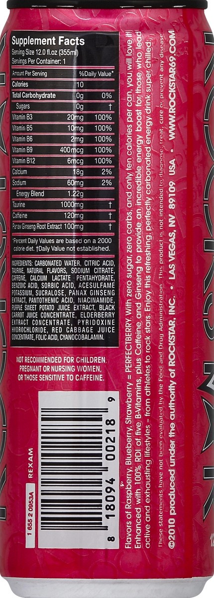 slide 2 of 6, Rockstar Energy Drink - 12 oz, 12 oz