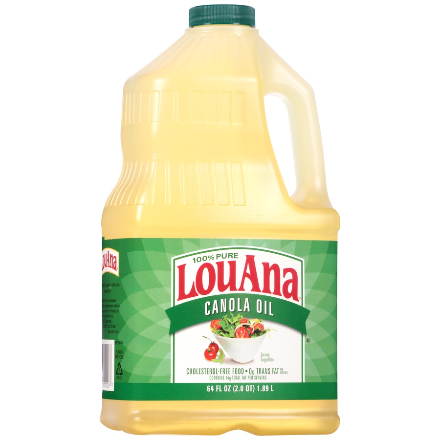 slide 6 of 8, Louana 100% Pure Canola Oil, 64 oz