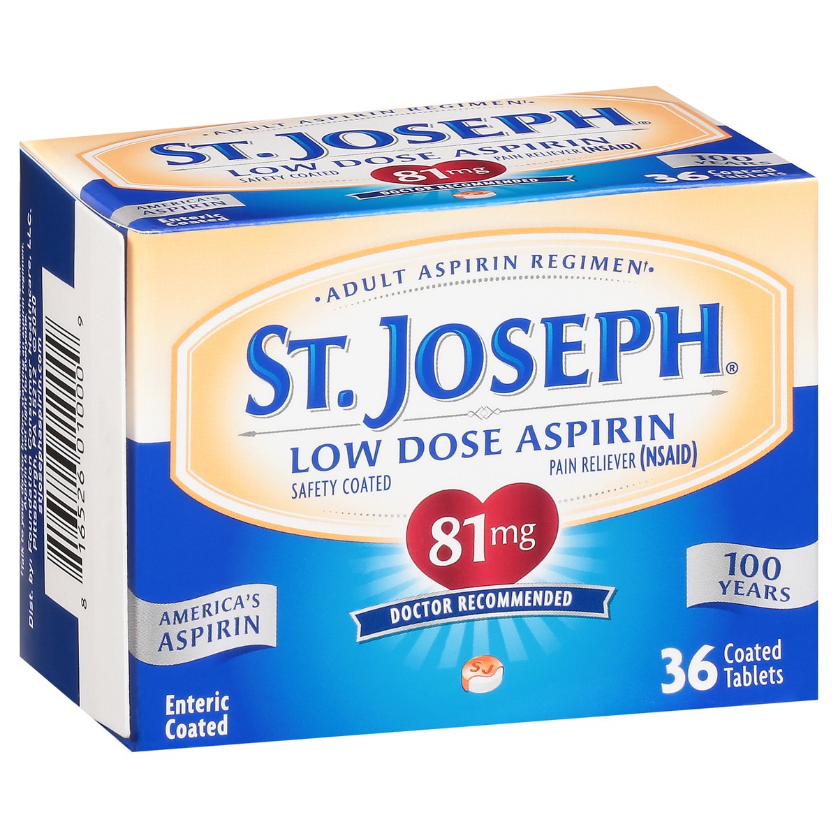 slide 2 of 9, St. Joseph Aspirin, 36 ct