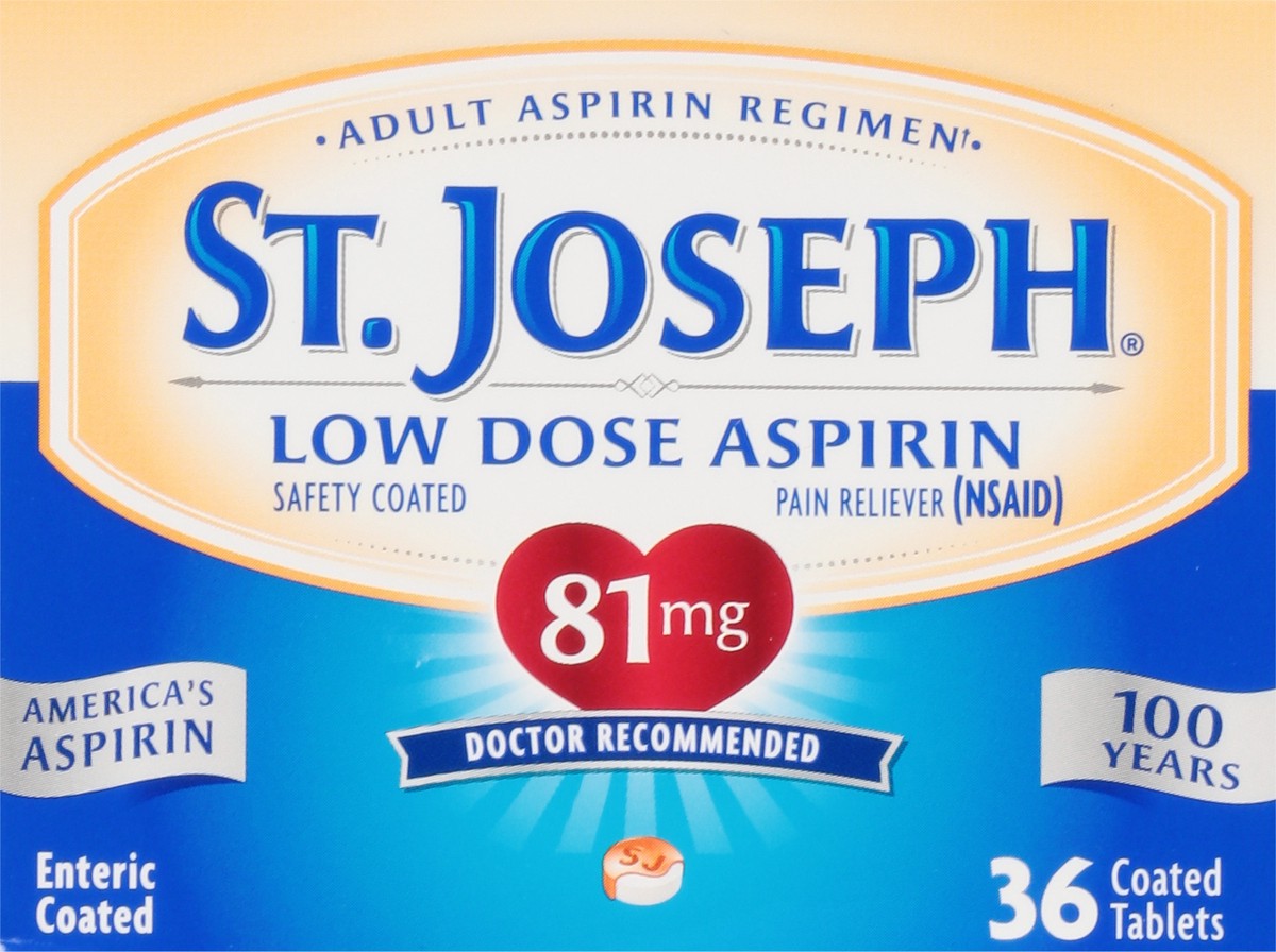 slide 8 of 9, St. Joseph Aspirin, 36 ct