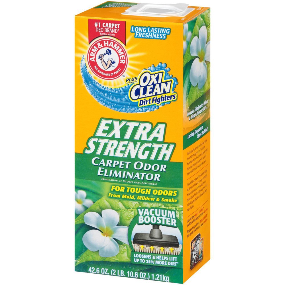 slide 10 of 11, ARM & HAMMER Extra Strength Carpet Odor Eliminator 42.6 oz, 42.6 oz