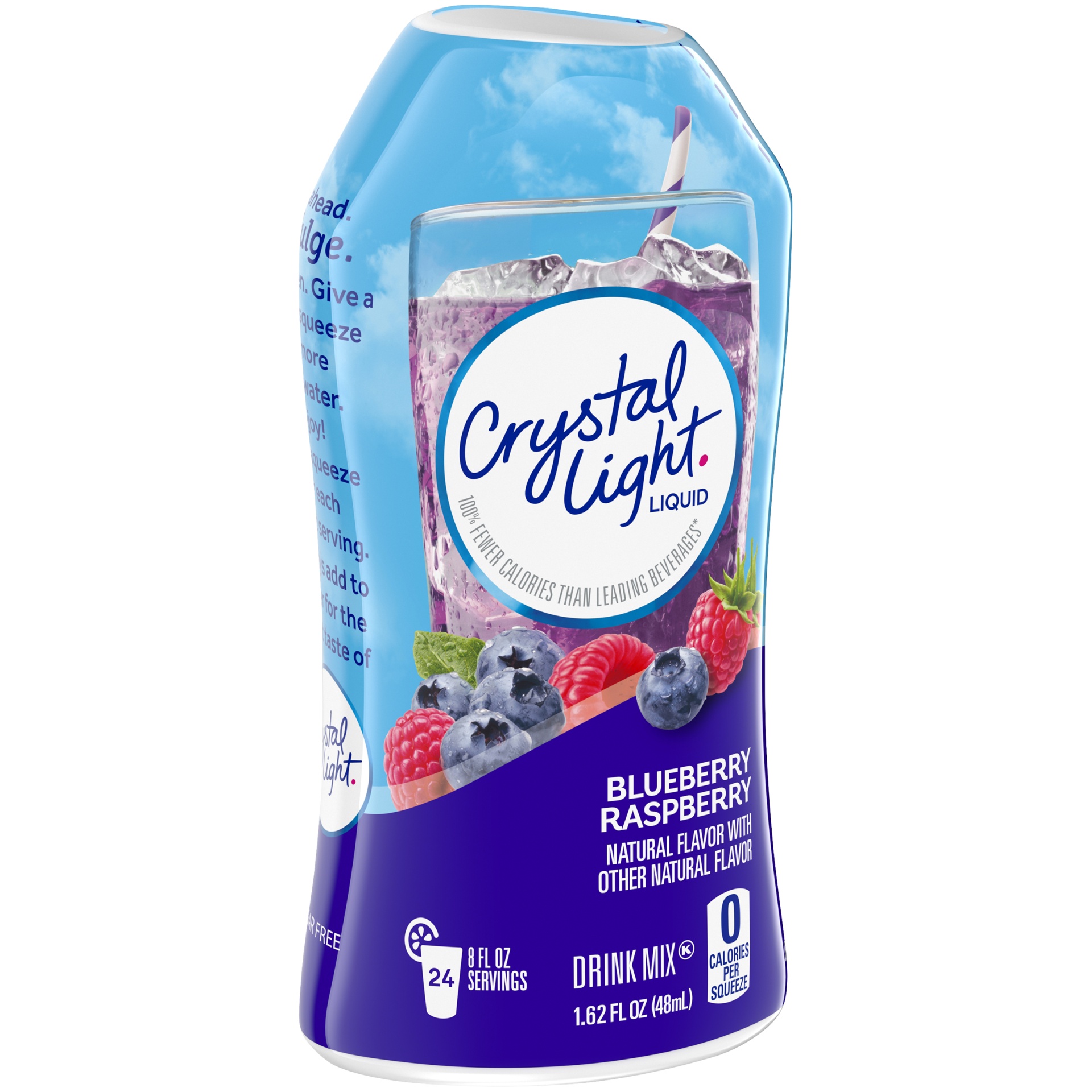 slide 6 of 10, Crystal Light Blueberry Raspberry Liquid Drink Mix, 1.62 fl oz