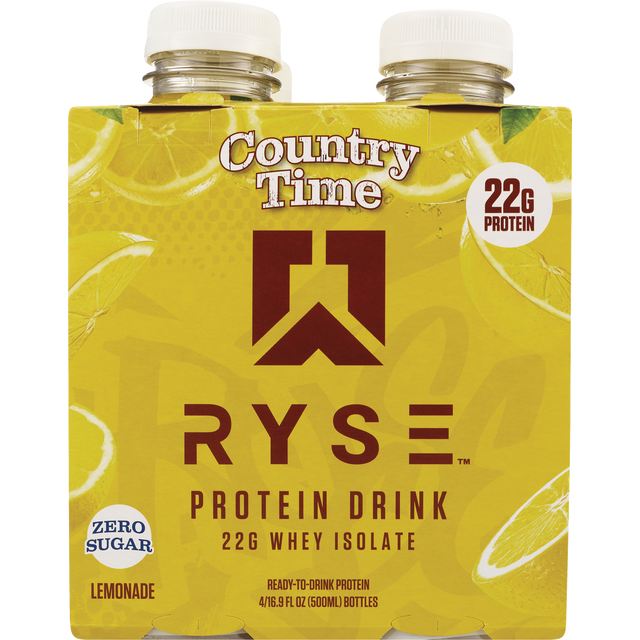 slide 1 of 3, Ryse Protein Ready To Drink, Kool-Aid Tropical Punch, 4 Pk, 16.9 oz
