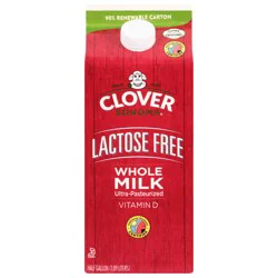 Clover Sonoma Lactose Free Whole Milk 0.5 gal