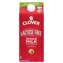 Clover Sonoma Lactose Free Whole Milk 0.5 gal