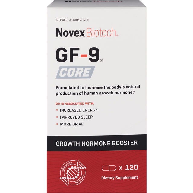 slide 1 of 1, Novex Biotech GF-9 Core GH Booster 120 Capsules, 120 ct