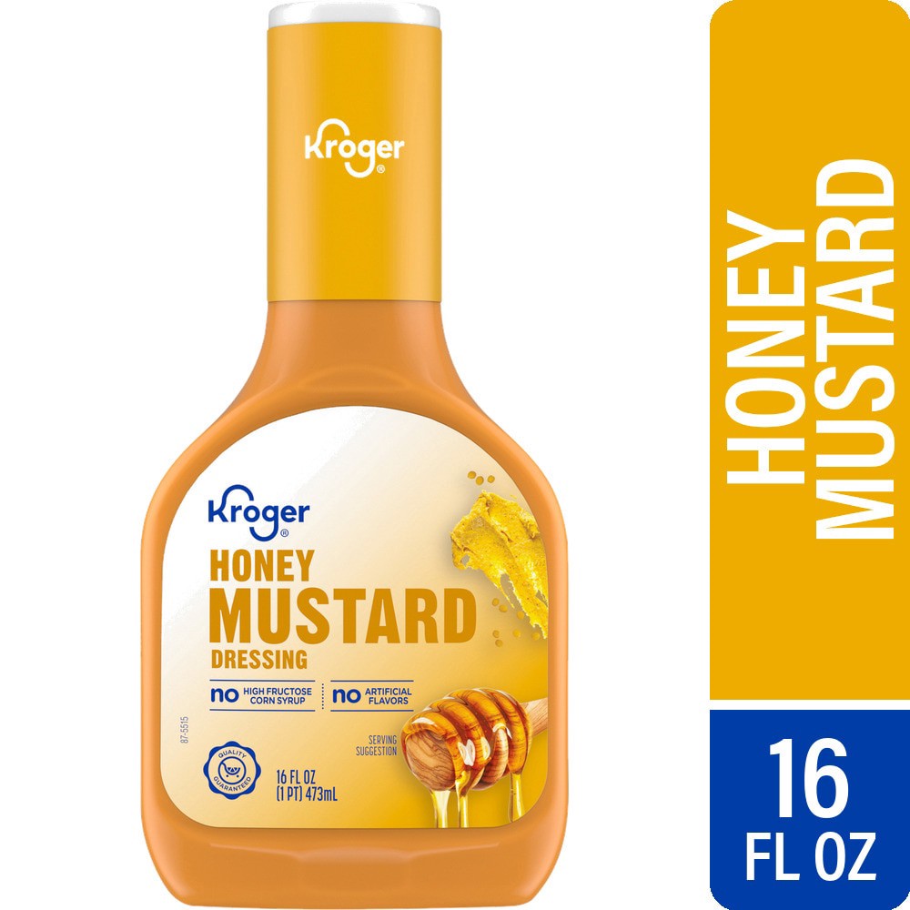 slide 1 of 3, Kroger Honey Mustard Dressing, 16 fl oz
