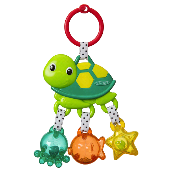 slide 1 of 1, Infantino Jingle Sea Charms Turtle, 1 ct