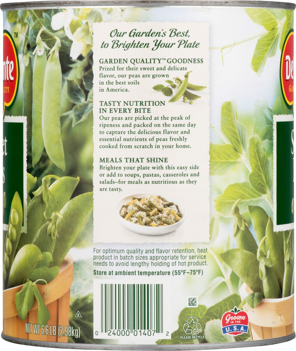 slide 10 of 12, Del Monte Sweet Peas 6.6 lb, 6.6 lb