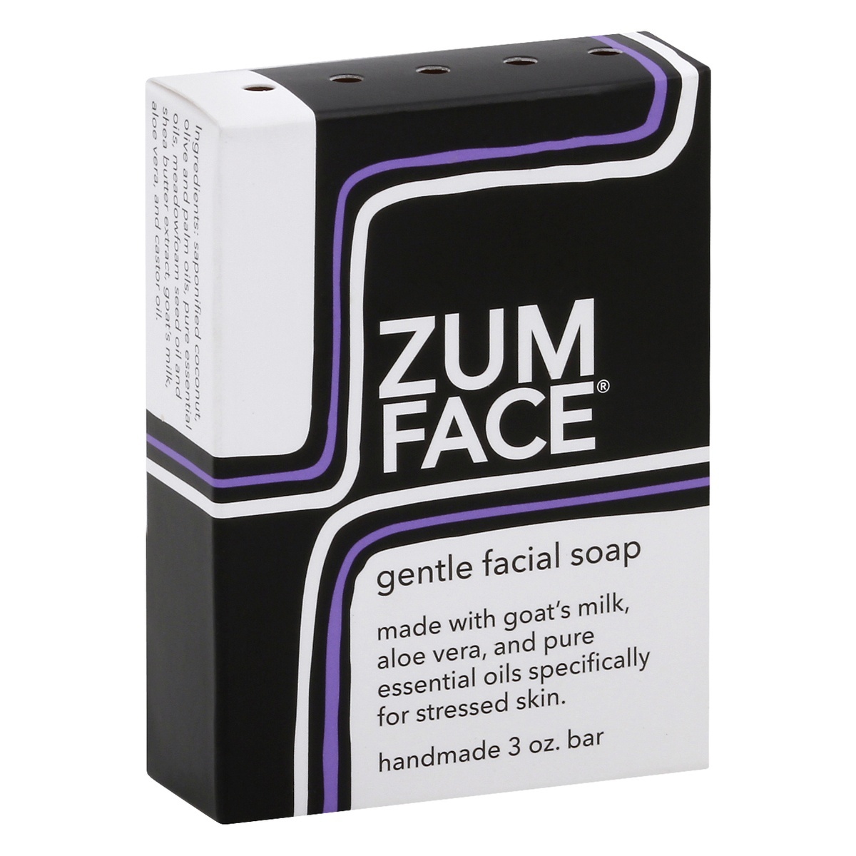 slide 1 of 1, Zum Face Gentle Facial Soap, 3 oz