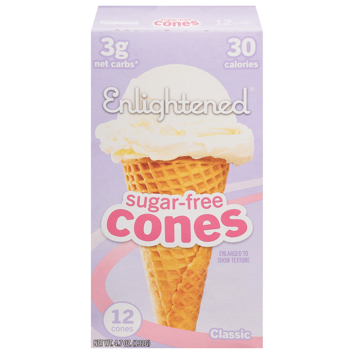 slide 1 of 11, Enlightened Classic Ice Cream Cones, 4.7 oz