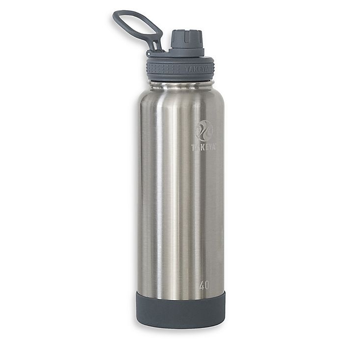 slide 1 of 1, Takeya Actives Insulated Stainless Steel Water Bottle, 40 oz