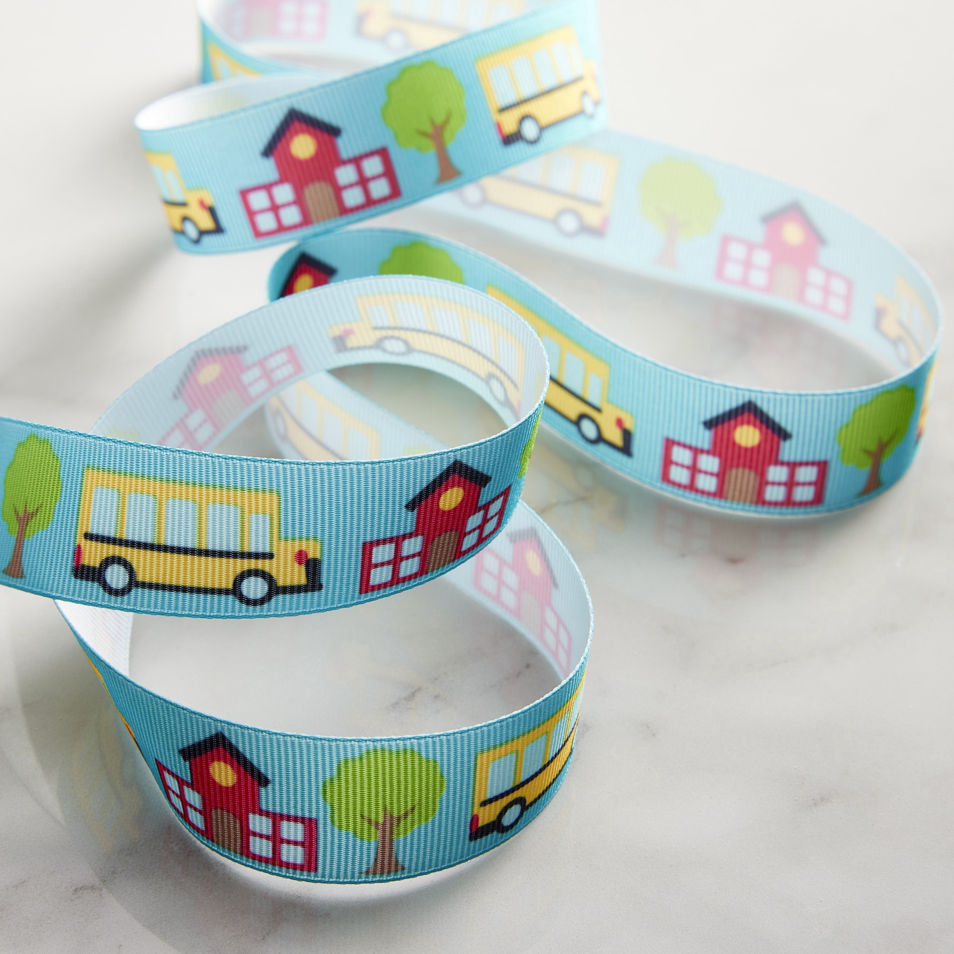 slide 4 of 4, 7/8" X 5yd. Grosgrain School Bus Ribbon By Celebrate It, 7/8 in x 5 yd