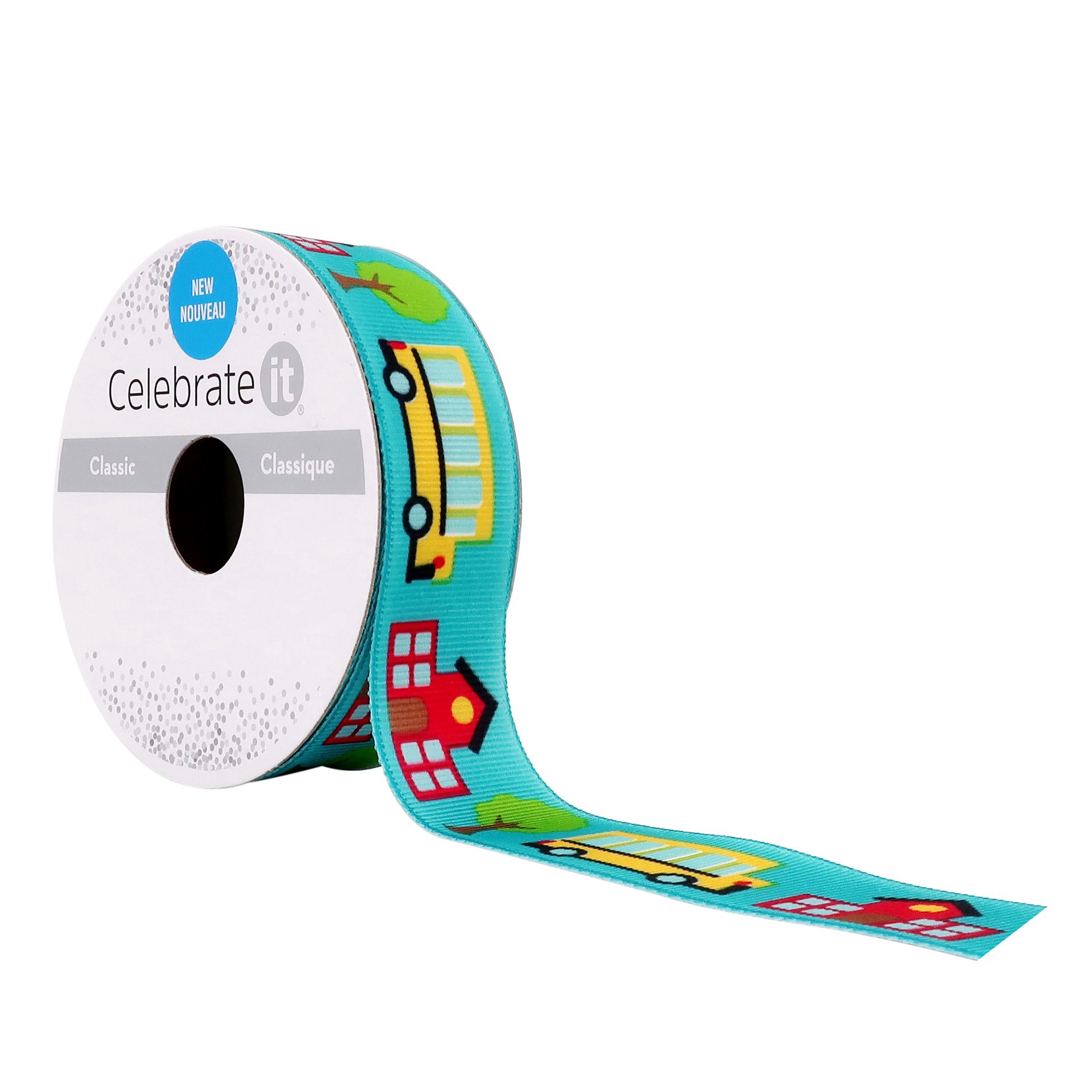 slide 3 of 4, 7/8" X 5yd. Grosgrain School Bus Ribbon By Celebrate It, 7/8 in x 5 yd