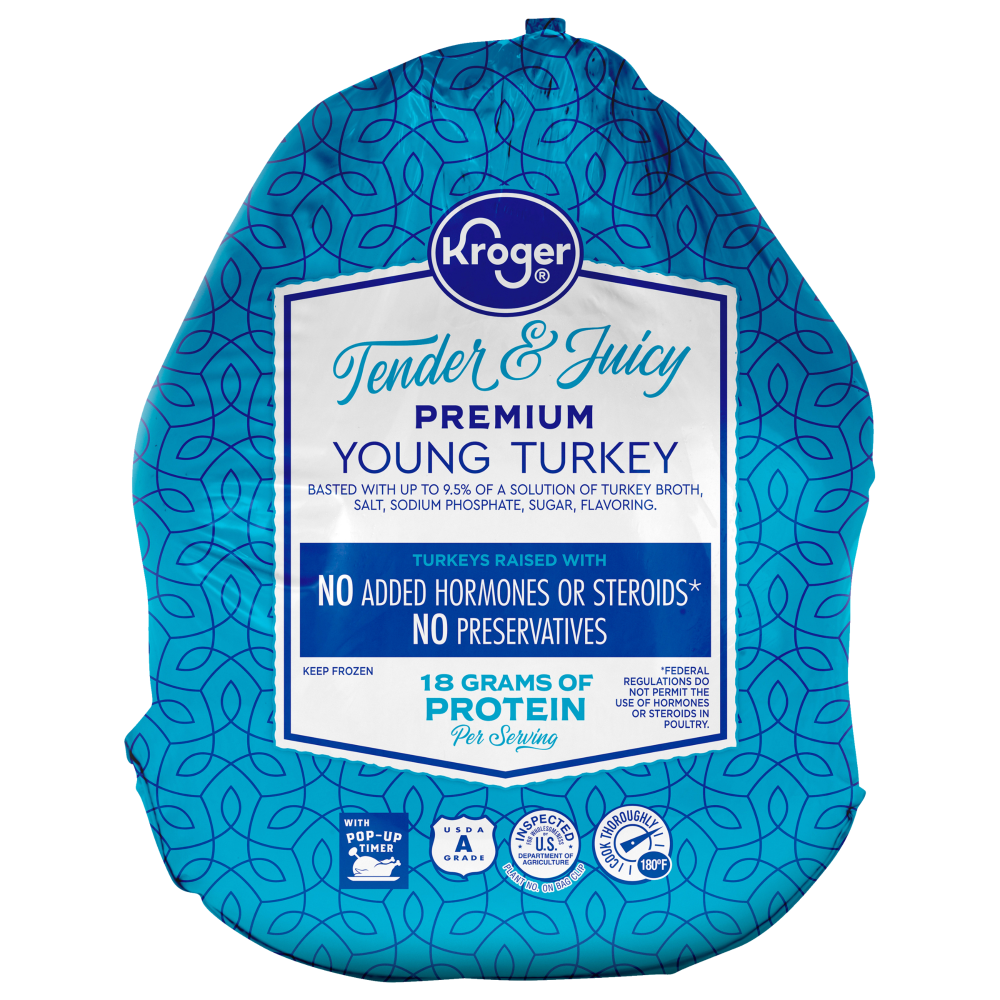 slide 1 of 1, Kroger® Tender & Juicy Premium Young Turkey (20-24 lbs) Limit 2 at Sale Price, per lb