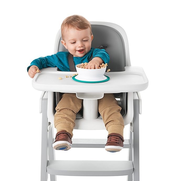slide 4 of 8, OXO Tot Stick & Stay Bowl - Teal, 1 ct