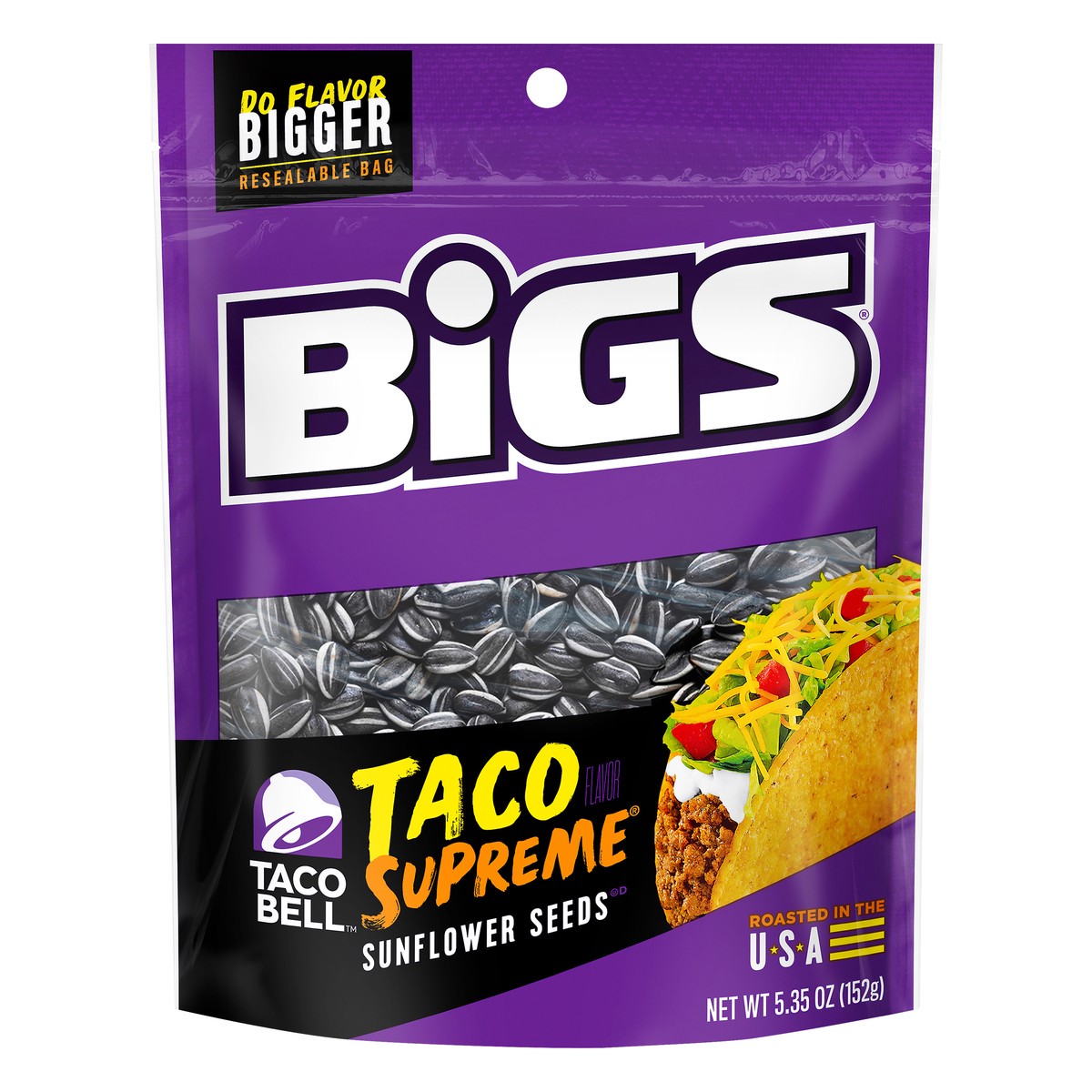 slide 1 of 5, BIGS Taco Bell Taco Supreme Sunflower Seeds 5.35 oz, 5.35 oz