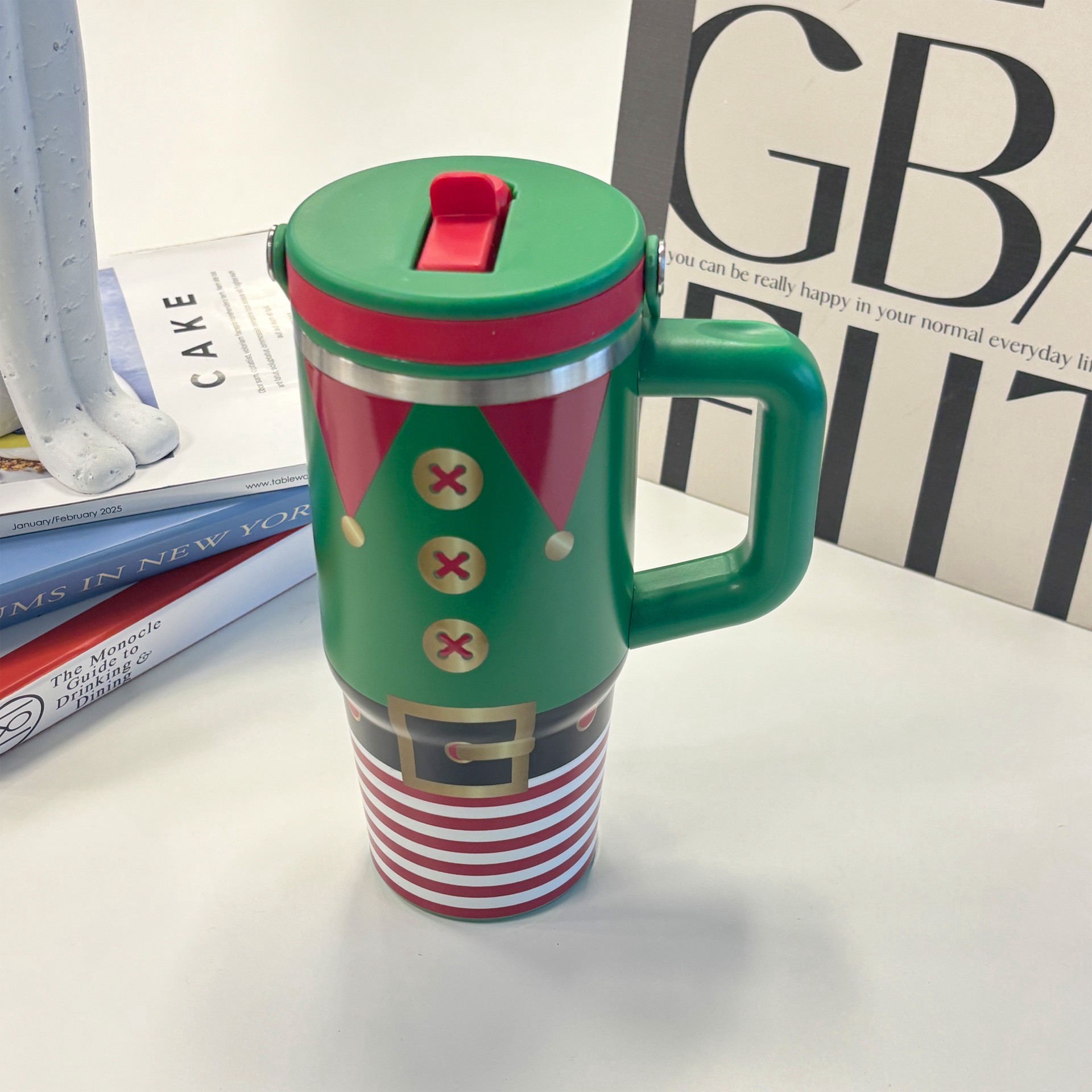 slide 4 of 5, 20oz. Christmas Stainless Steel Insulated Tumbler By Ashland, 20 oz