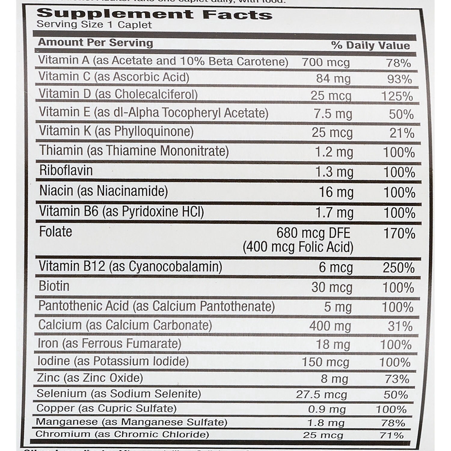 slide 4 of 4, Cvs Women's Multivitamin Tablets, 100 Ct, 100 ct