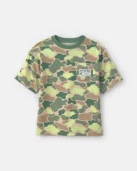 Carters Boys Camouflage Graphic Tee - Green Green 14
