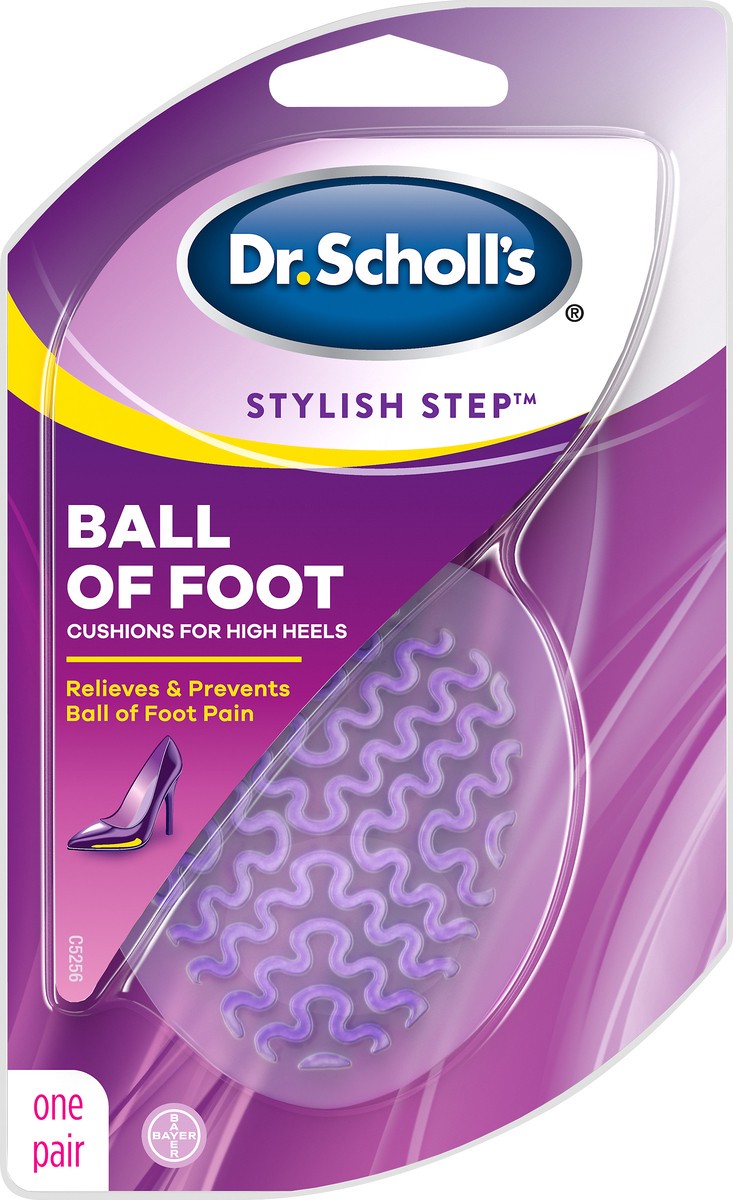 slide 3 of 3, Dr. Scholl's For High Heels Ball of Foot Cushions 1 ea, 1 pair