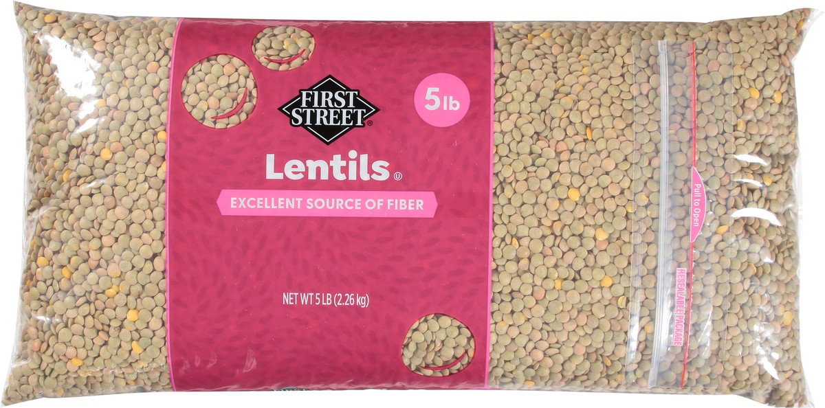 slide 5 of 13, First Street Lentils, 5 lb
