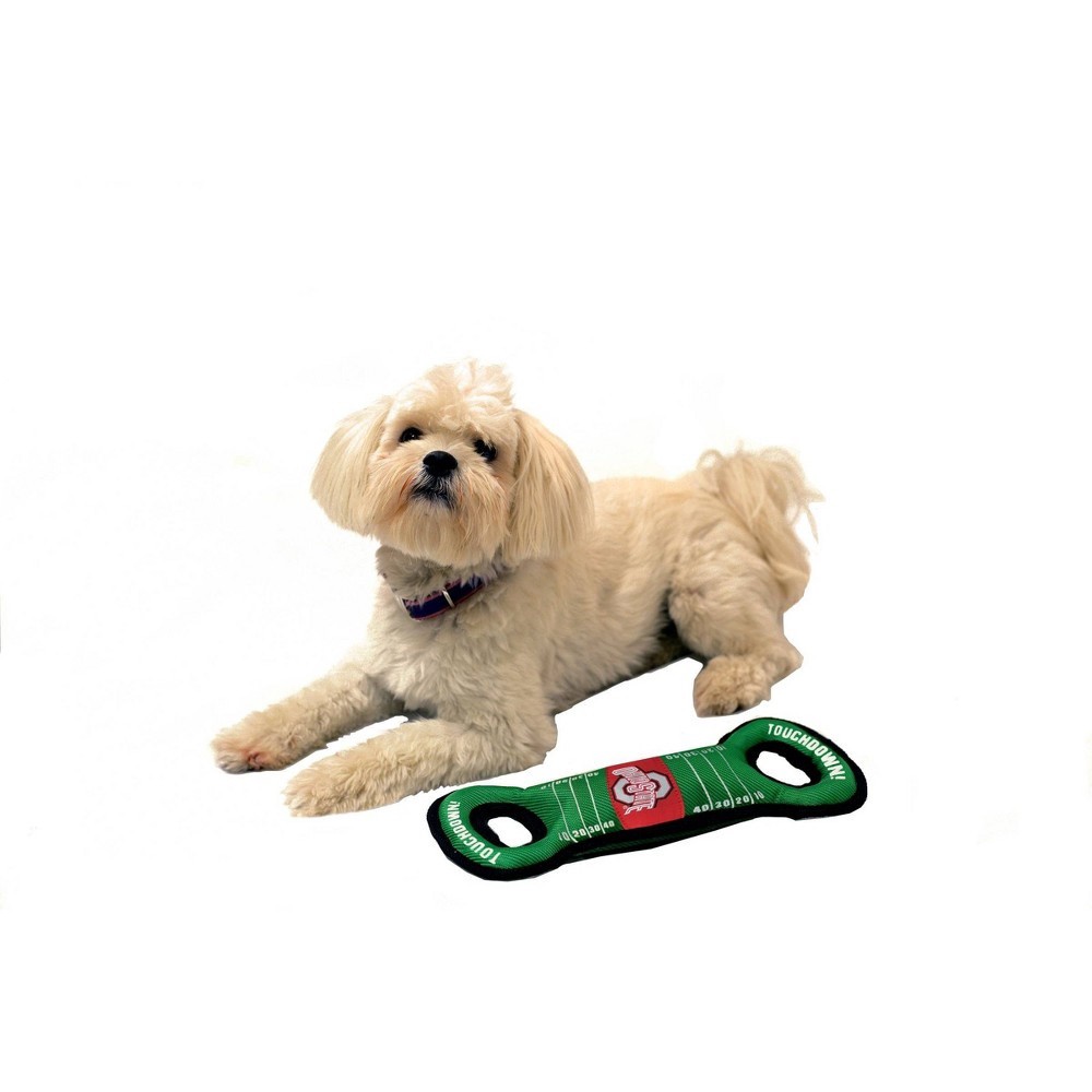 slide 3 of 4, NCAA Ohio State Buckeyes Field Dog Toy, One Size