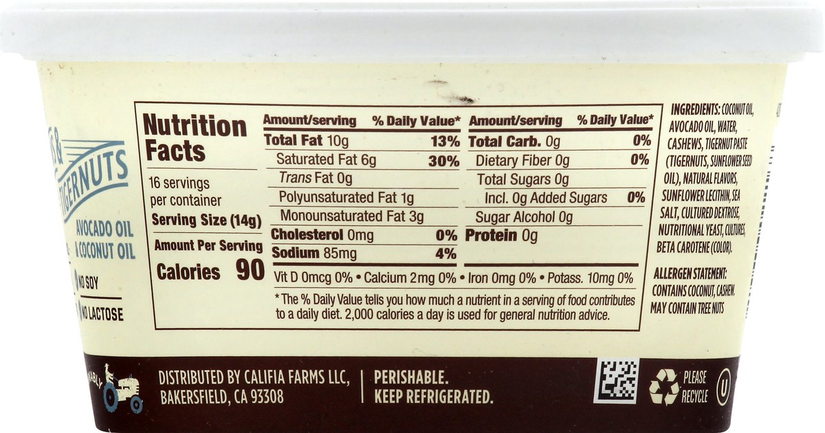 slide 11 of 12, Califia Farms Pressed Avocado Oil Sea Salt Plant Butter 8 oz, 8 oz
