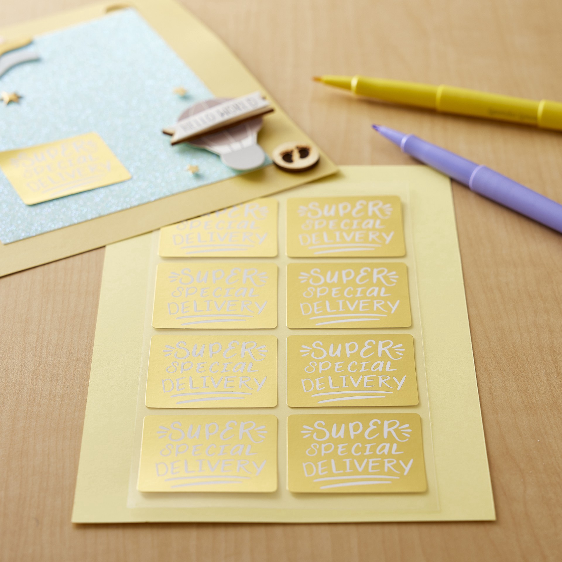 slide 3 of 5, Super Special Delivery Label Stickers By Recollections, 98mm x 180mm