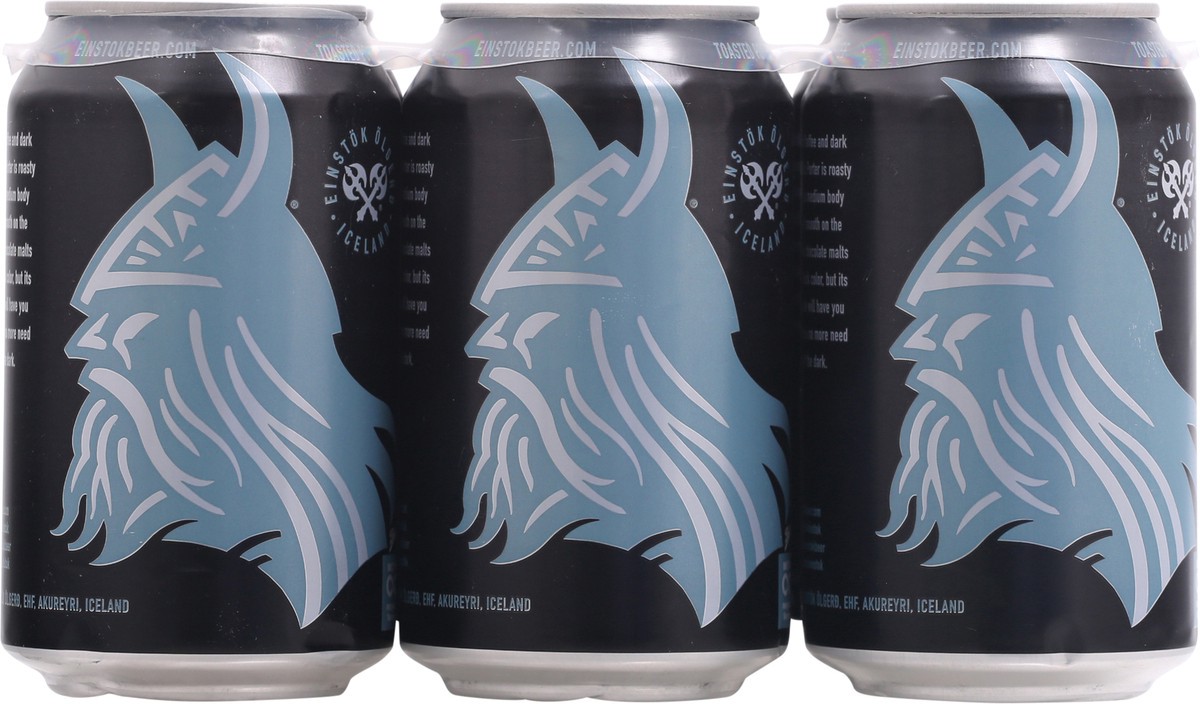 slide 9 of 9, Einstok Olgerd Icelandic Toasted Porter Beer 6-330 ml Cans, 6 ct