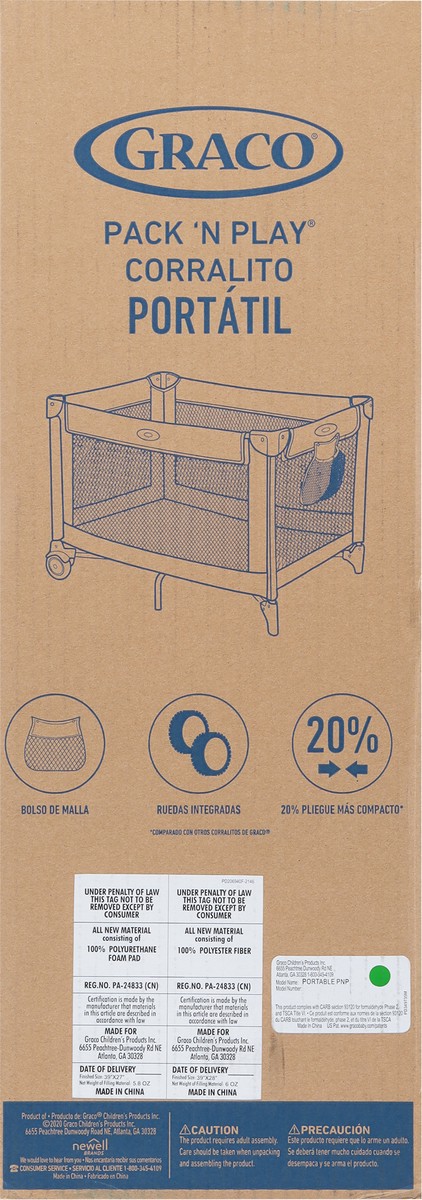 slide 4 of 11, Graco Pack 'N Play Portable Playard 1 ea, 1 ct