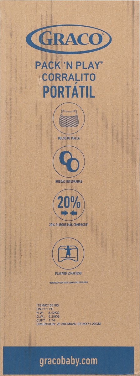 slide 8 of 11, Graco Pack 'N Play Portable Playard 1 ea, 1 ct