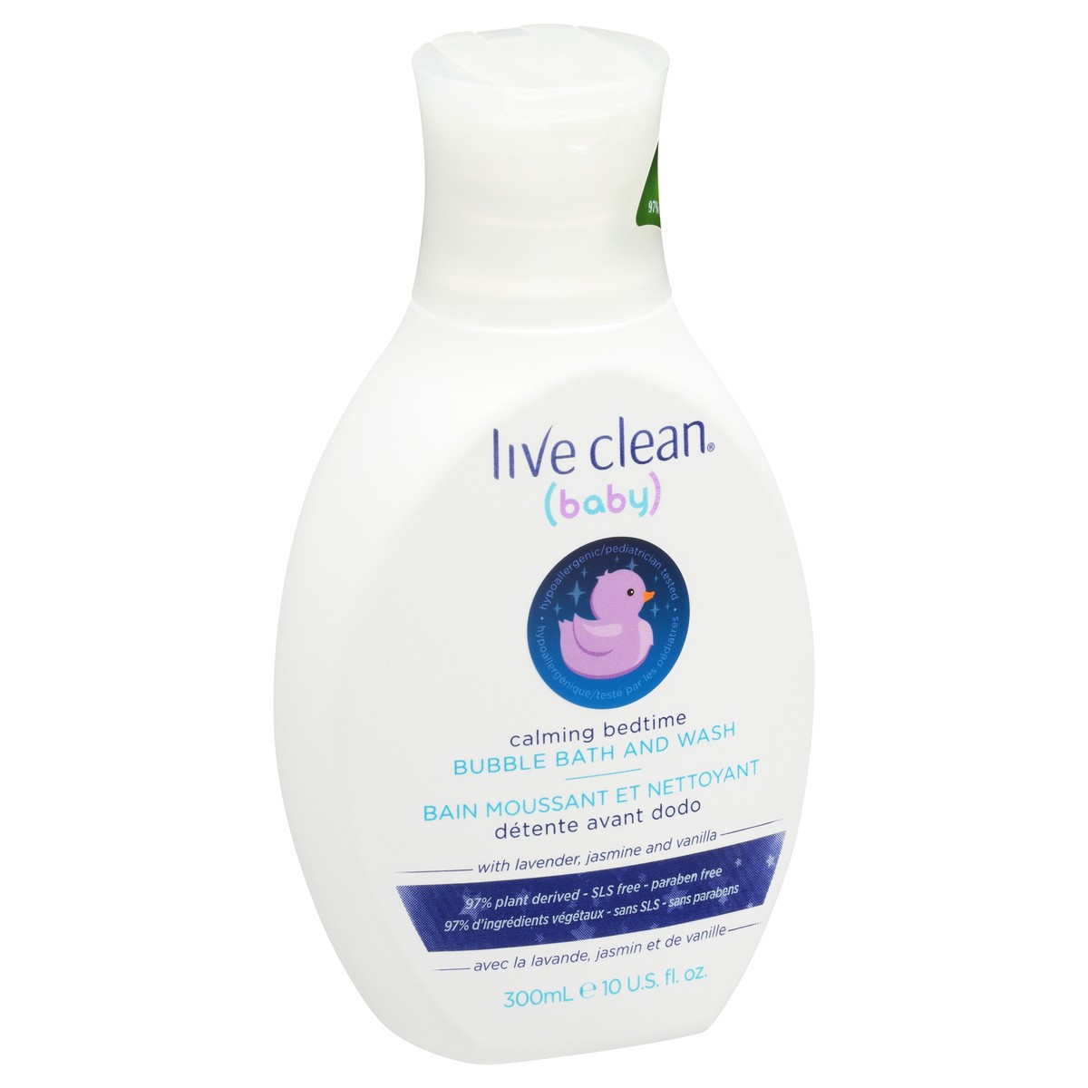 slide 2 of 10, Live Clean Baby Calming Bedtime Bubble Bath & Wash 10 fl. oz. Bottle, 10 fl oz