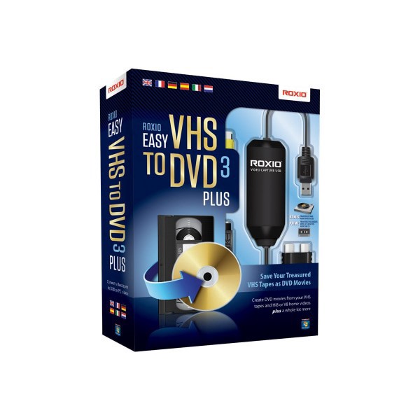 slide 2 of 3, CorelDRAW Roxio Easy Vhs To Dvd 3 Plus, Traditional Disc, 1 ct