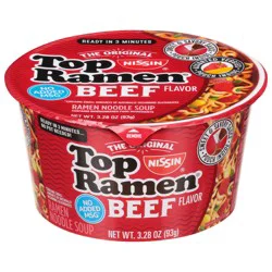 Nissin Beef Top Ramen Bowl