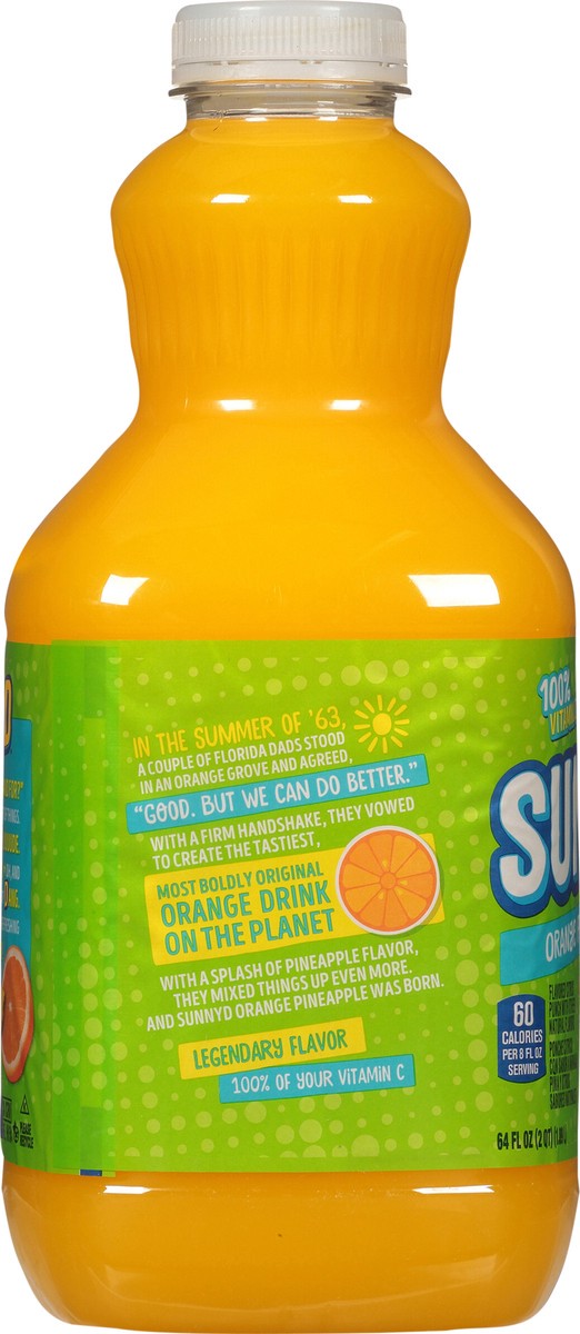 slide 3 of 13, Sunny D Sunnyd Orange Pineapple Juice Drink, 64 Fl Oz Bottle, 64 fl oz