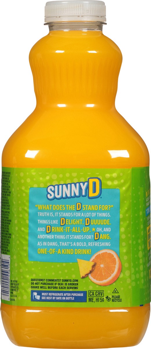 slide 4 of 13, Sunny D Sunnyd Orange Pineapple Juice Drink, 64 Fl Oz Bottle, 64 fl oz